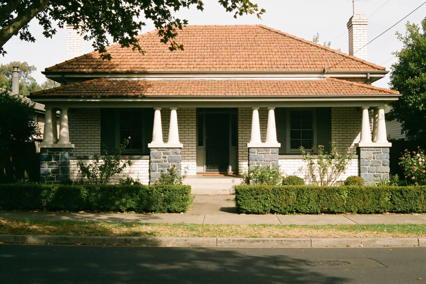 An interwar Californian bungalow on a leafy street in Melbourne’s eastern suburbs